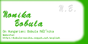 monika bobula business card